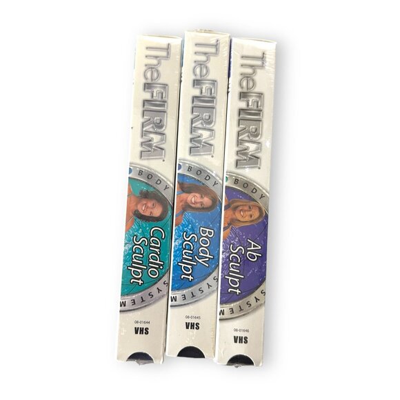 The Firm Body Sculpting System 3 VHS Tape Set Vintage NWT Video Only No Equipmen - Picture 8 of 8